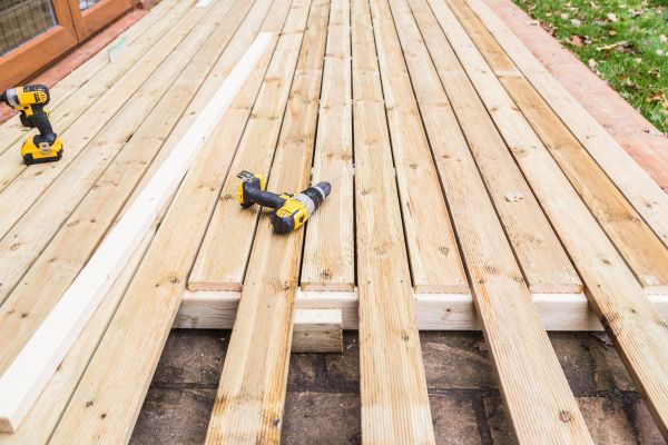 Damaged Deck Boards Repair in Franklin