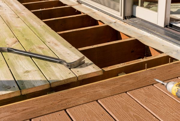 Old Deck Repair in Franklin