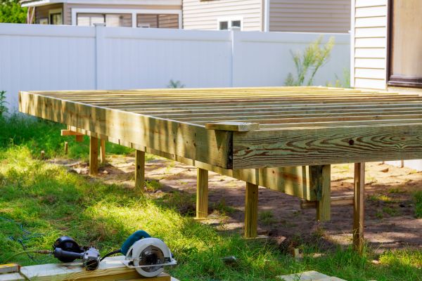 Cost of Elevated Deck Installation in Franklin