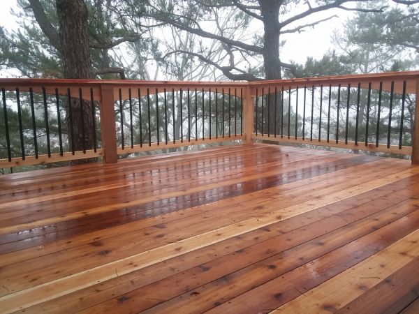 Cedar Deck Repair in Franklin